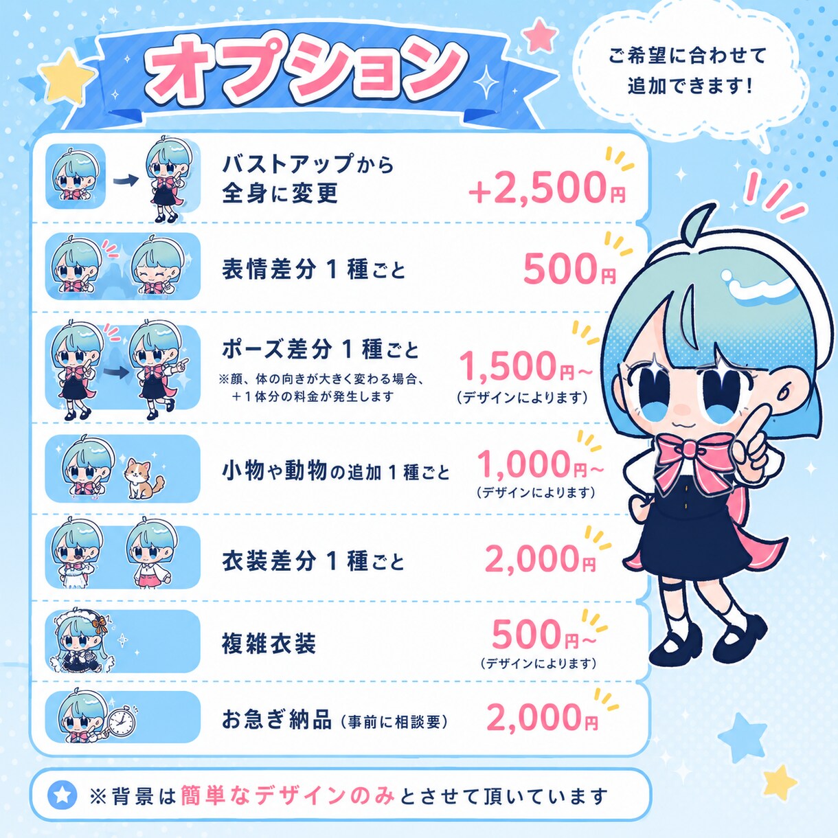 商用利用可◎あなたのかわいいミニキャラ描きます あなたのかわいいミニキャラを可愛く描きます！ イメージ3