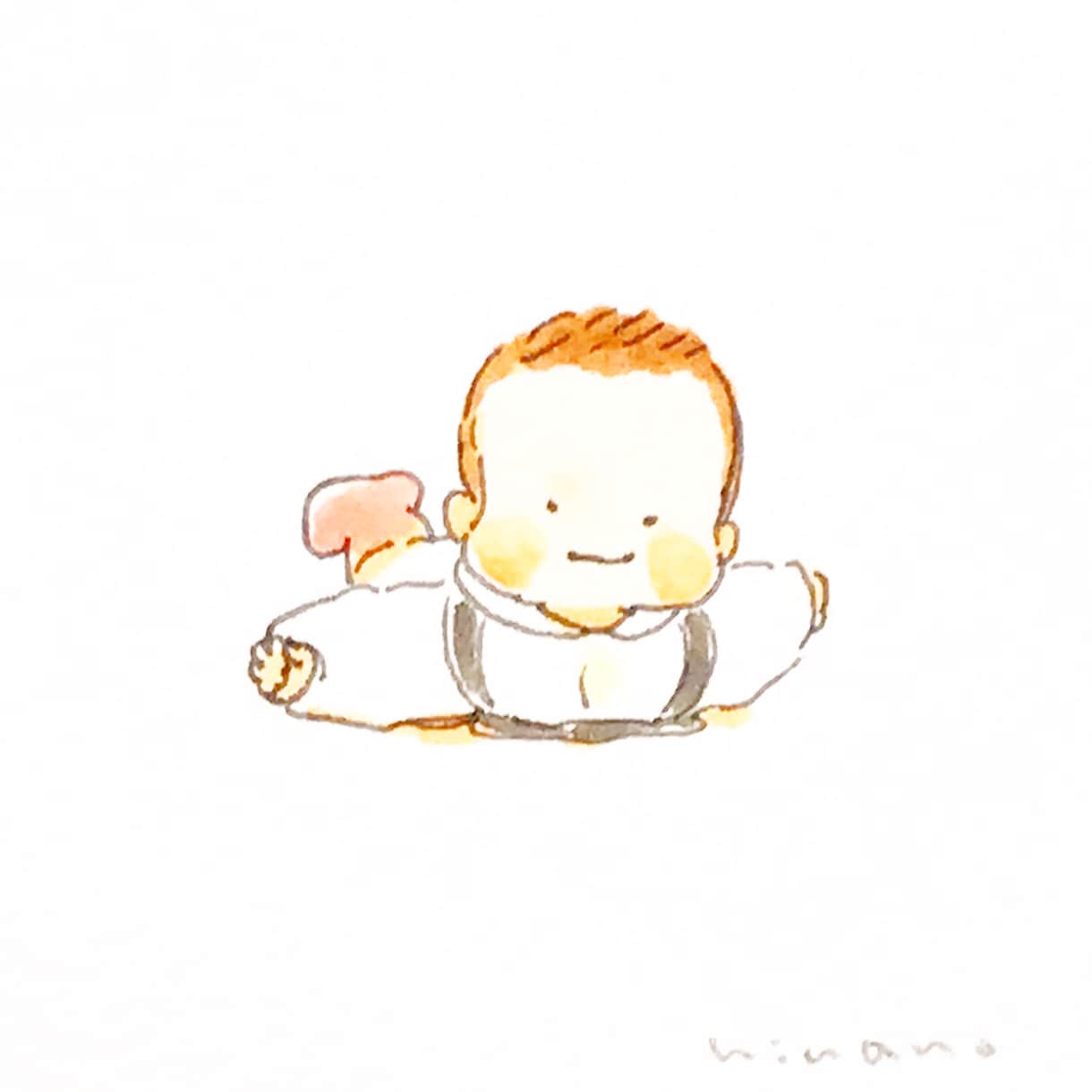 赤ちゃん、小さなお子さまの似顔絵を描きます 0〜5歳までのお子様専用、ほんわかタッチの似顔絵☺︎ イメージ2