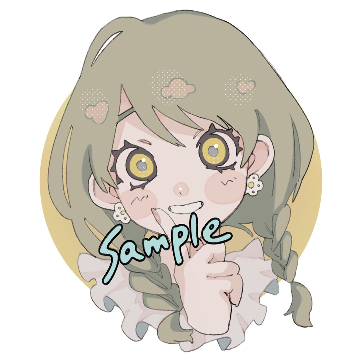 あわポップなアイコンを制作します くすみカラー×ポップなイラストでアイコンを彩りましょう★ イメージ2