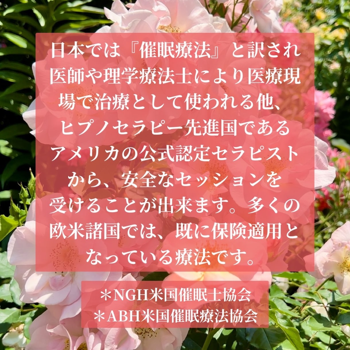 初心者歓迎！プロがヒプノセラピーでお悩み解消します 有資格者が対応♡安心丁寧・根底から癒し解決！ イメージ2