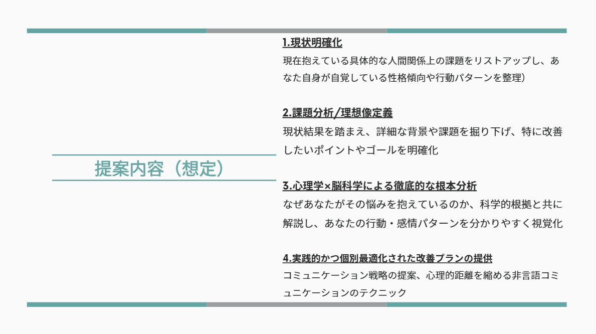 この通りにやればいい。人間関係再構築の提案をします 職場やプライベートで、「人間関係の悩み」が絶えないあなたへ イメージ2