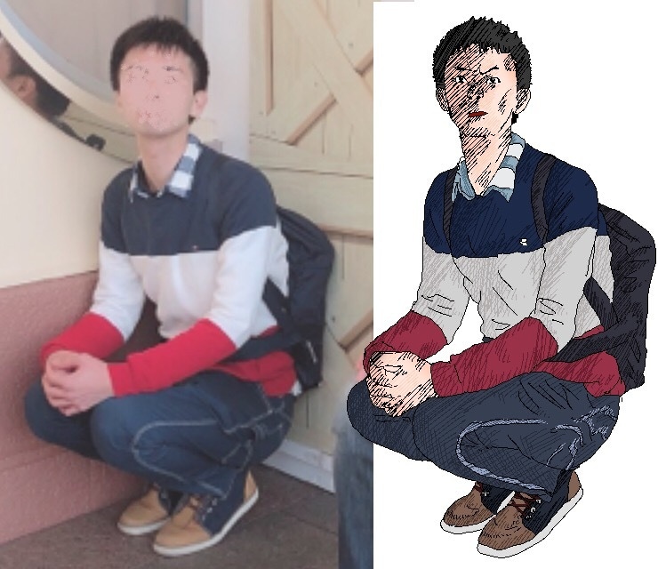写真の人物をLINEスタンプにします 友人との思い出写真をLINEスタンプにしませんか イメージ4