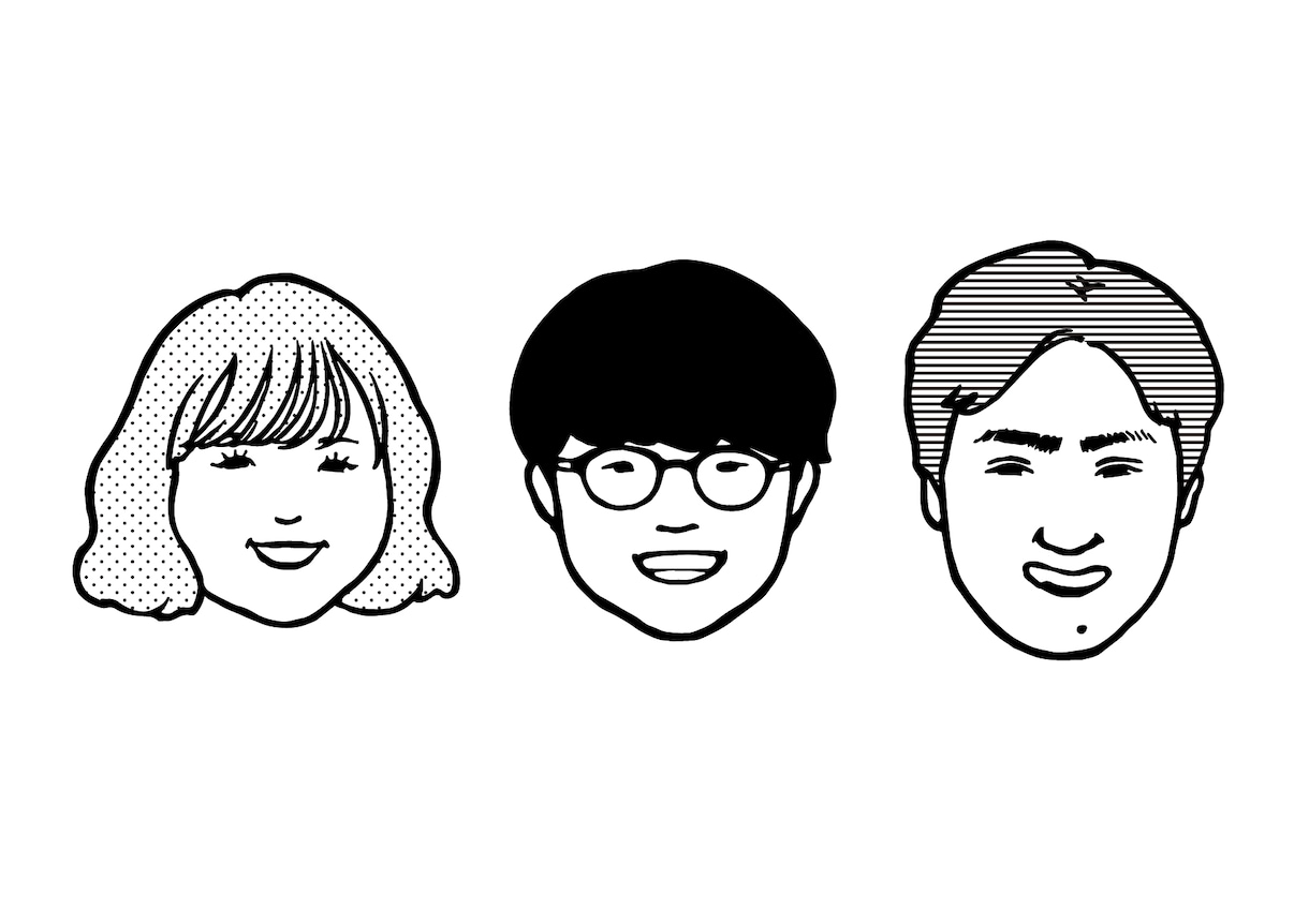 写真から親しみやすい似顔絵イラストをお描きします ゆるくてかわいい、キャラクター感のある似顔絵に仕上げます。 イメージ7