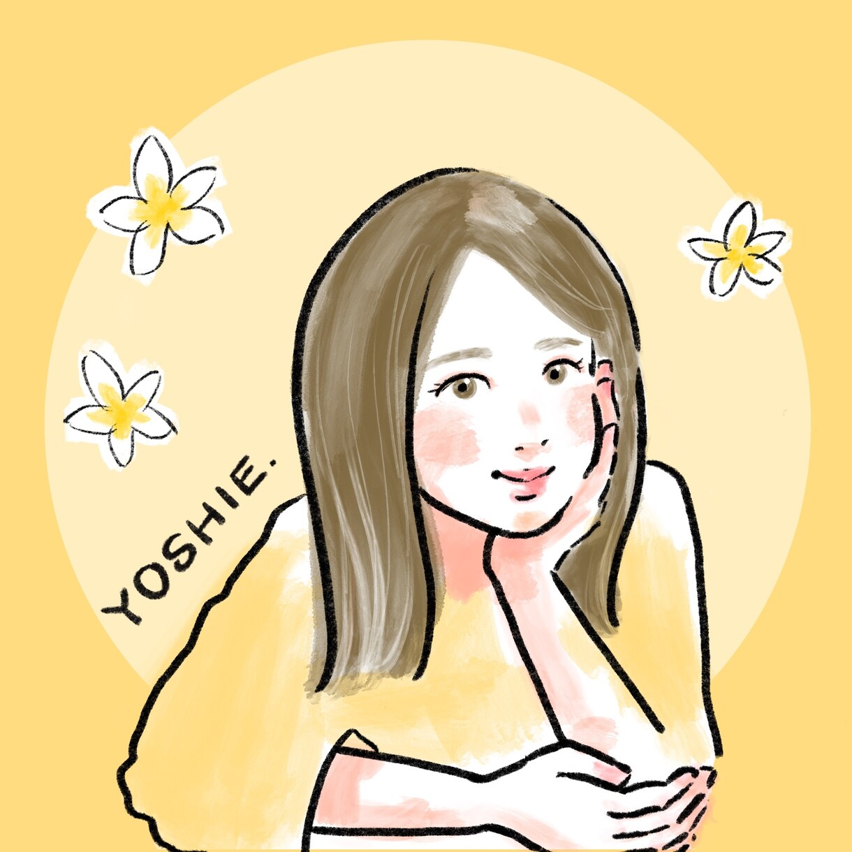 水彩タッチで大人おしゃれなイラスト描きます SNSアイコン◎ビジネスにも◎ イメージ4