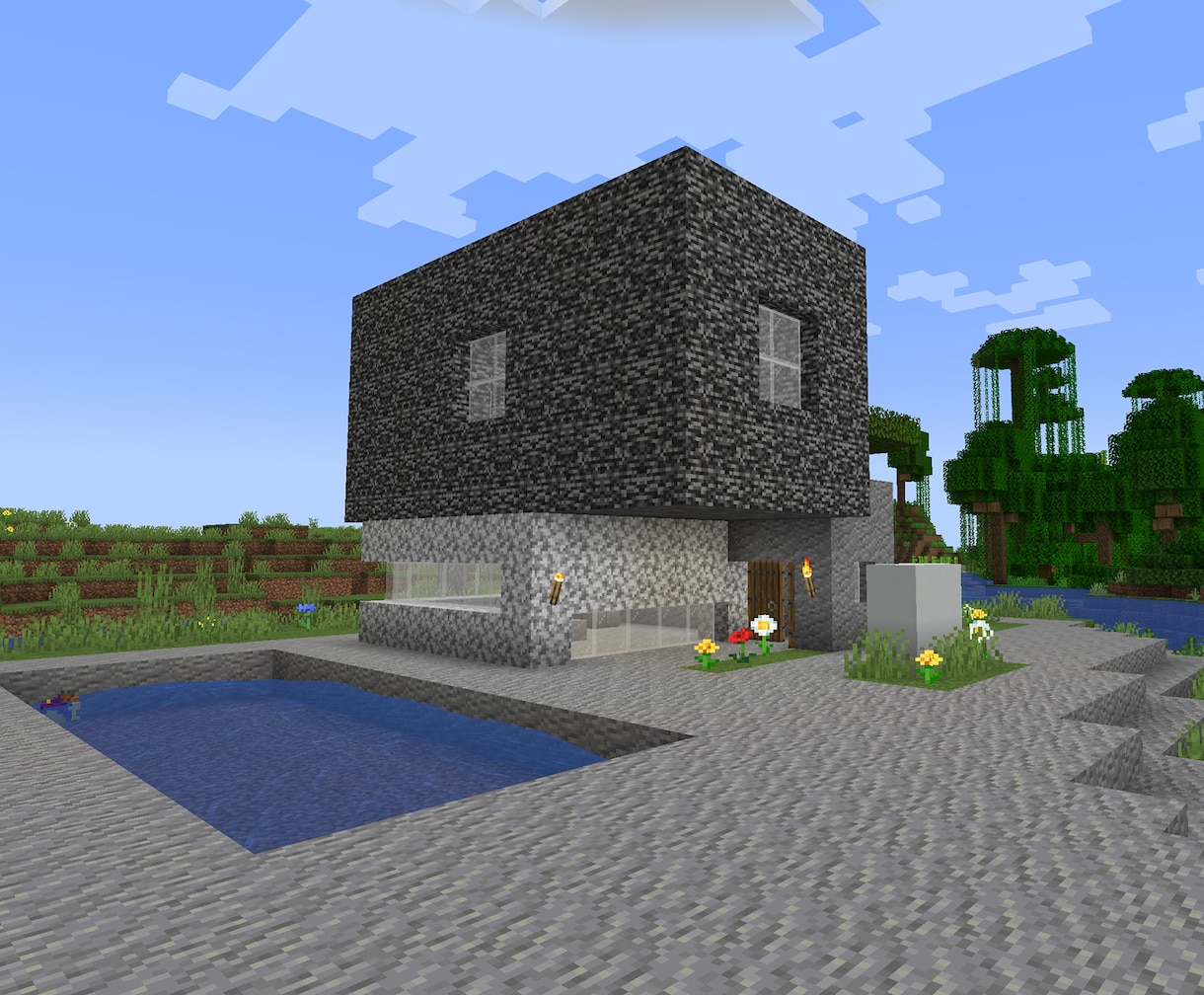 マイクラのモダンハウスを簡単に作れます マイクラワールドに、オシャレなモダンハウスを誕生させよう！ イメージ4