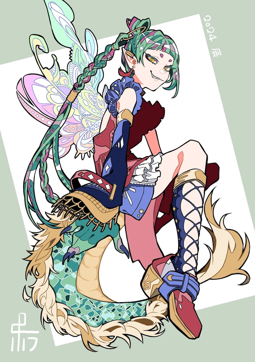 ステンドグラスのようなイラストをお届けいたします 他の人とひと味違うテイストで印象づけて差をつけろ！！ イメージ5