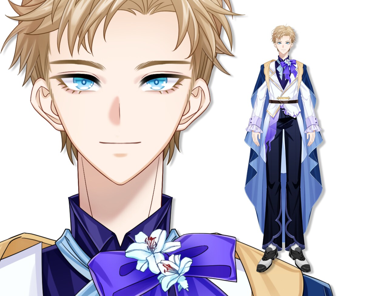 初心者歓迎！Vtuberモデル制作します 表情差分・ロゴ・SDキャラ対応｜デビュー応援プラン イメージ10