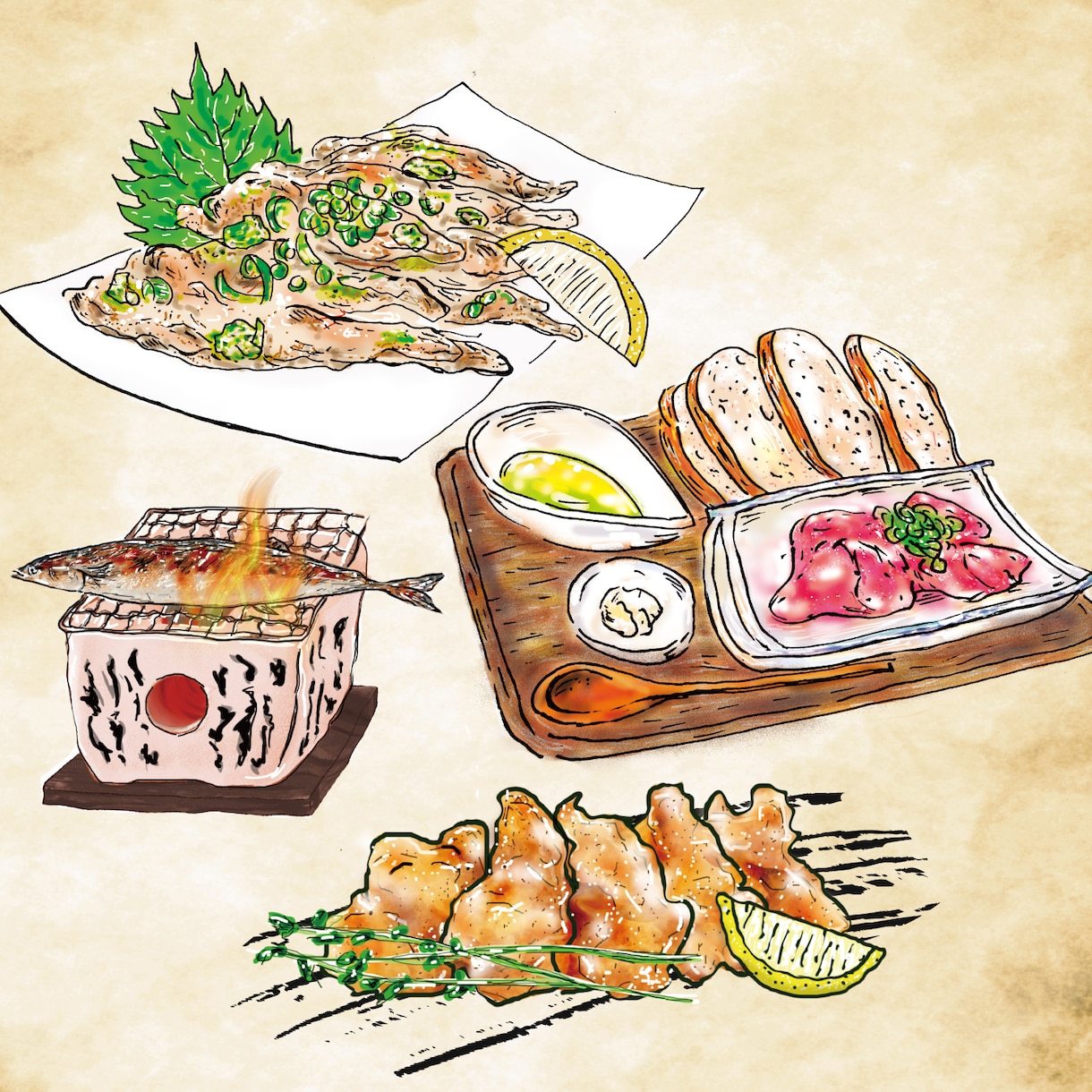 美味しさ1番！手描きのフードイラスト作成します どんな画像からでもOK!美味しさ見栄えを伝えます！ イメージ7
