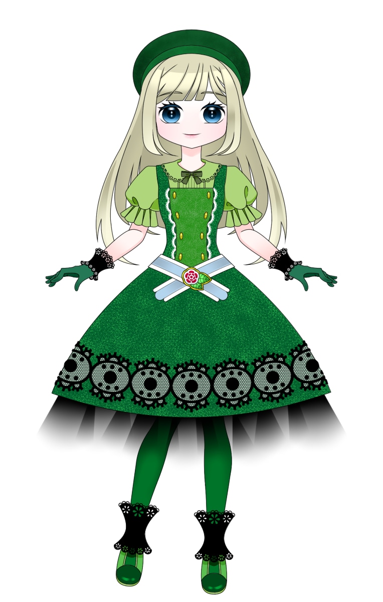 可愛いに特化！キャラクターの豪華衣装デザインします ゴスロリ、ふわふわイラスト。デザイン画の制作お任せください！ イメージ8