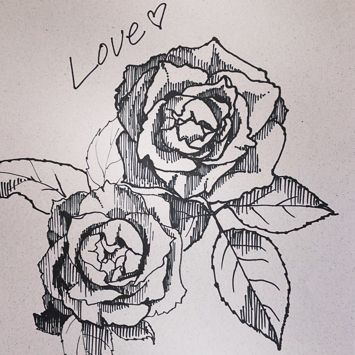 ギフト用のバラの絵と描く様子の動画を作成します 心にも形にも残るおしゃれなギフトを！ イメージ1