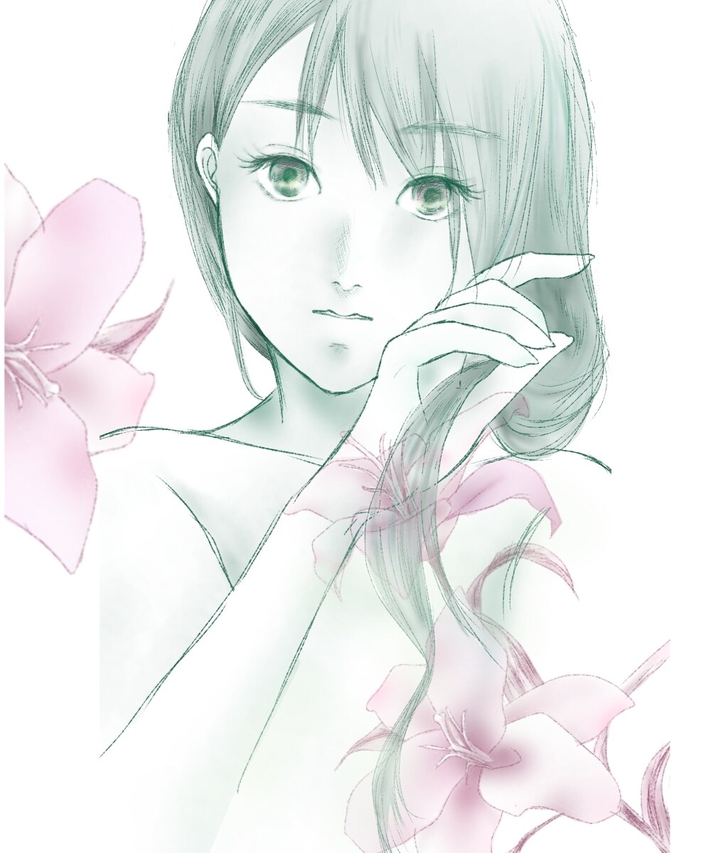 少女漫画風の柔らかいイラスト描きます 写真風背景入り画、犬猫さん等のポップなスタンプ風画もOK。 イメージ2