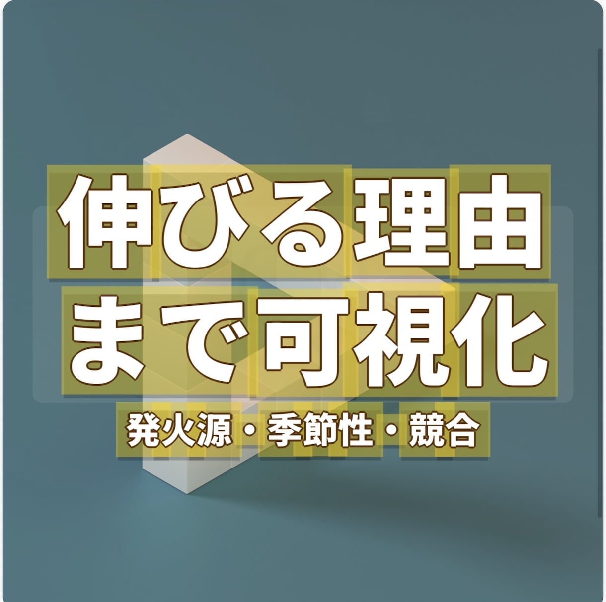 最新トレンドを可視化します バズ前に仕込む、勝ちテーマを提示します。 イメージ3