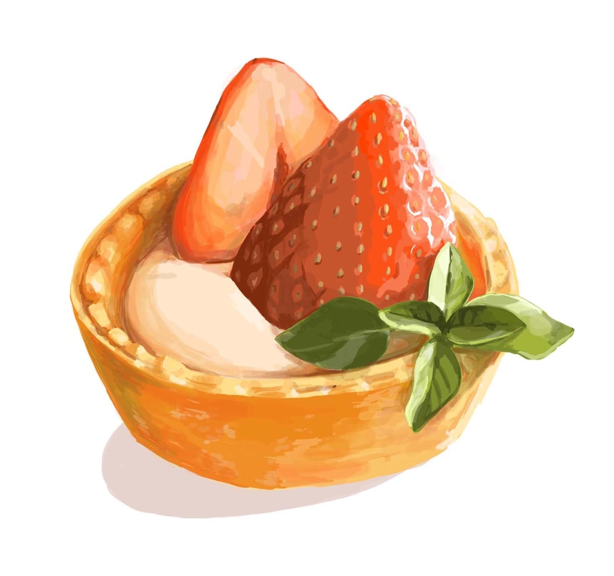 おいしそうな食べ物イラスト描きます メニュー・チラシ・SNSなど温かみのあるイラストを制作します イメージ4