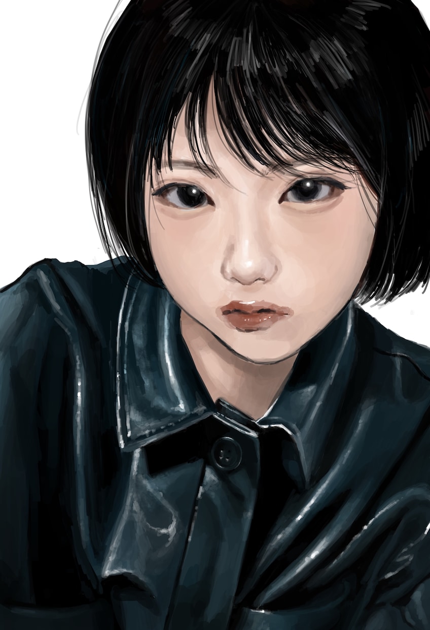厚塗りで絵を描きます リアル調の人物画が得意です、ご依頼お待ちしております！ イメージ5