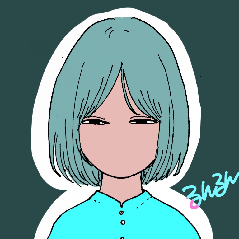 SNSに使えるアイコンを描きます 個性的だけど似顔絵風のカラーイラストを描きます イメージ2
