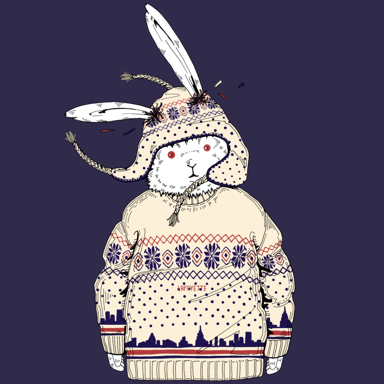 ストリート感溢れるデジタルイラストを制作します 音楽シーンやその他イベントなどで使えるイラストを描きます。 イメージ1