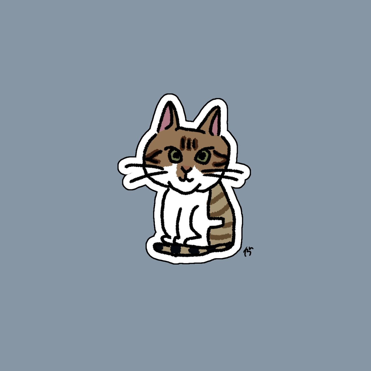猫ちゃんのイラスト描きます アイコン等に使えるような、猫ちゃんのゆるいイラストです。 イメージ6