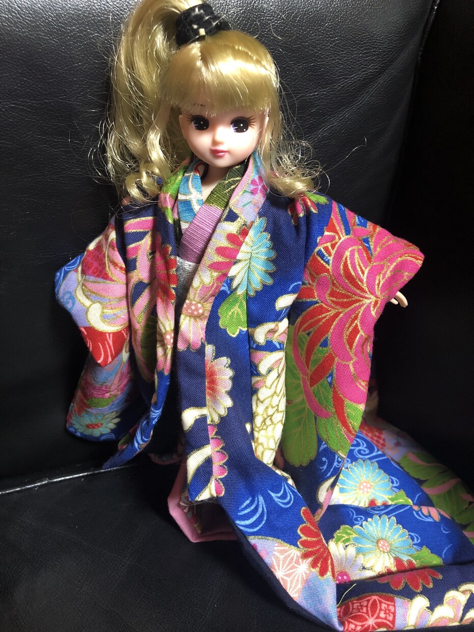 ドール着物お作りします 着物、引きずり着物、花魁着物、巫女、色々お作り出来ます^_^ イメージ9