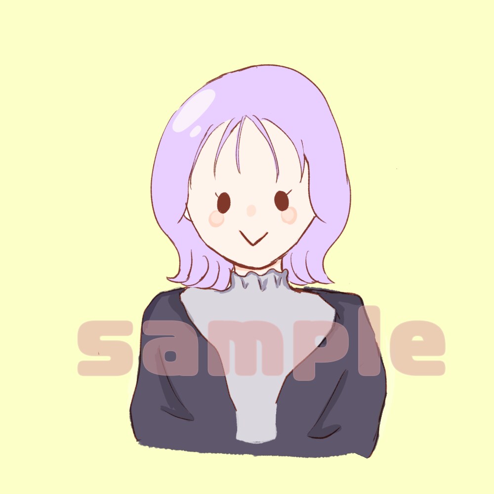 SNSなどのアイコン作成します ゆるっとシンプルなイラストです。 イメージ5