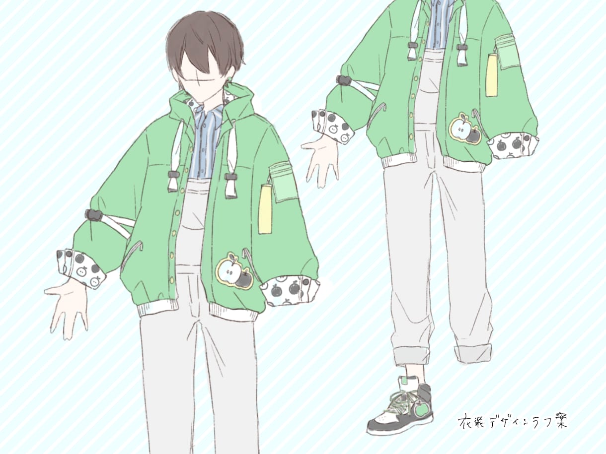 即納相談可／VTuberパーツ分けイラスト描きます 全くイメージがなくてもOK！あなたに合うデザインを考えます◎ イメージ6