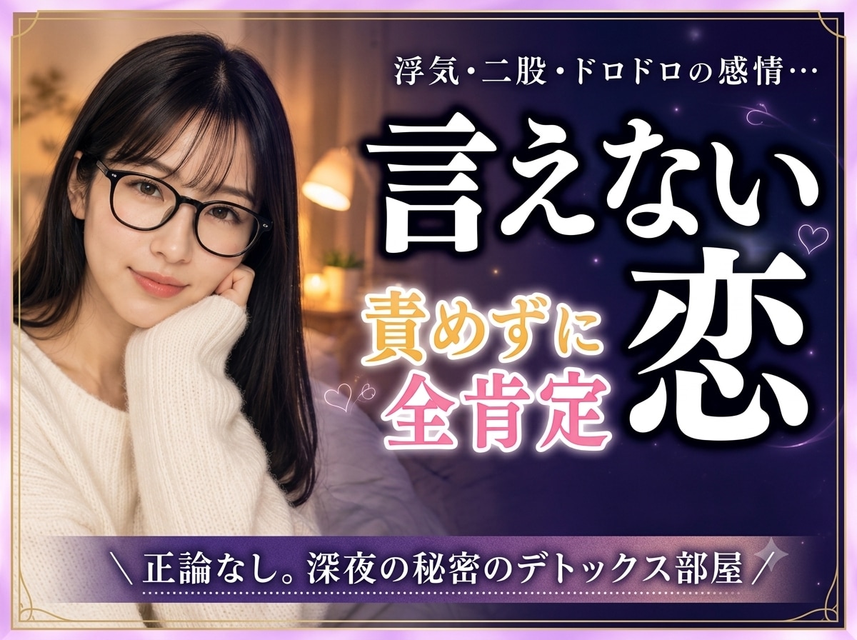 浮気・二股・言えない秘密の恋を全肯定で聴きます 常識や正論は言いません。自己嫌悪で潰れそうな夜の味方です。 イメージ1