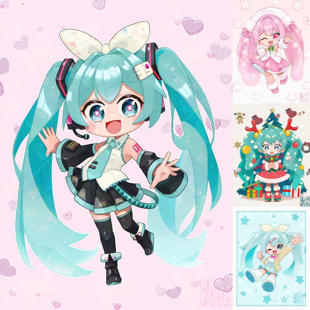 細部もしっかり！デフォルメちびキャラクター描きます 細部までしっかり！デフォルメ・ミニ・ちびキャラクター描きます イメージ5