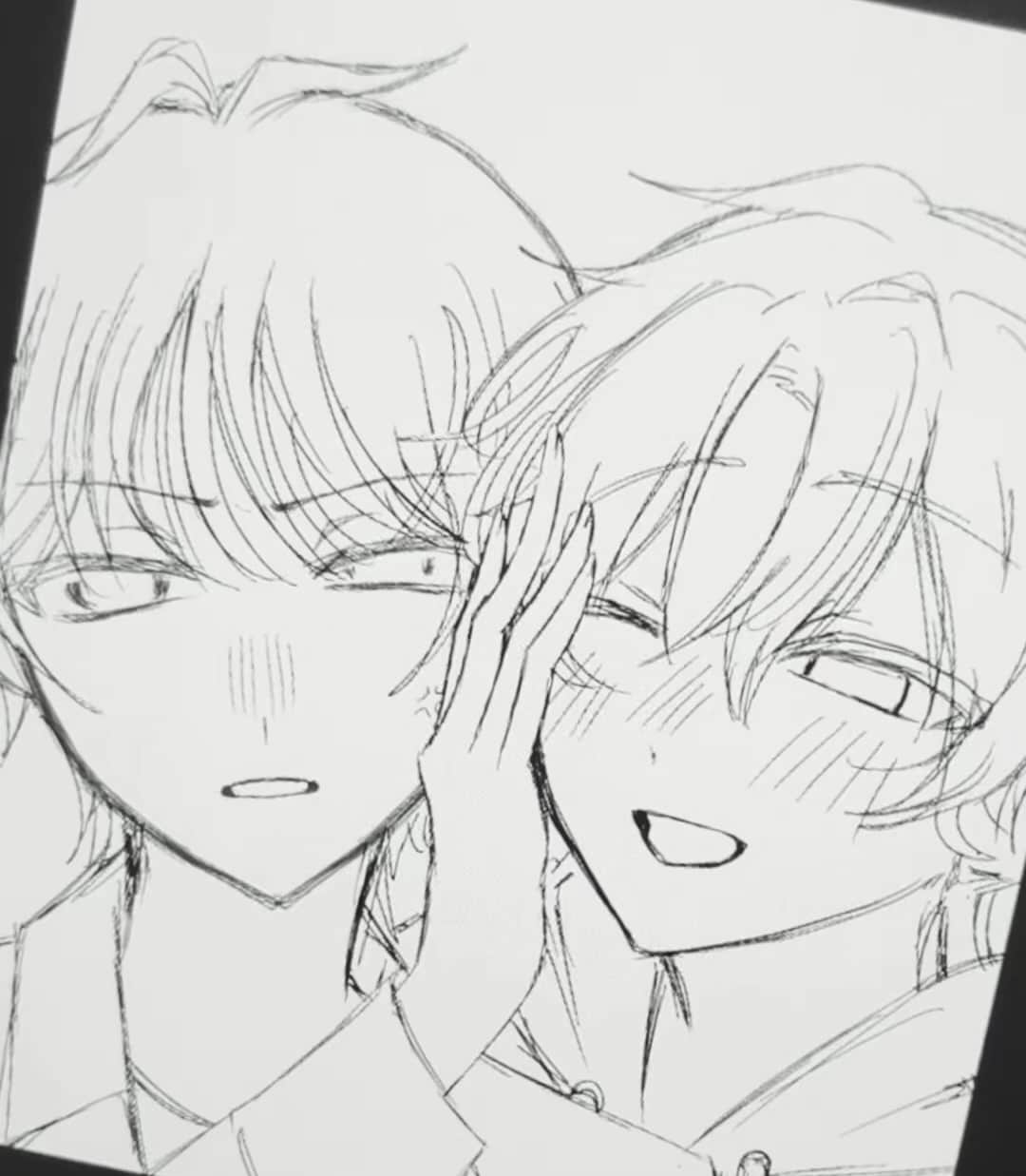 初出品✦SNSアイコン,1枚絵描きます 2枚目～は絵柄の見本のためラフ+直撮りの状態です イメージ4