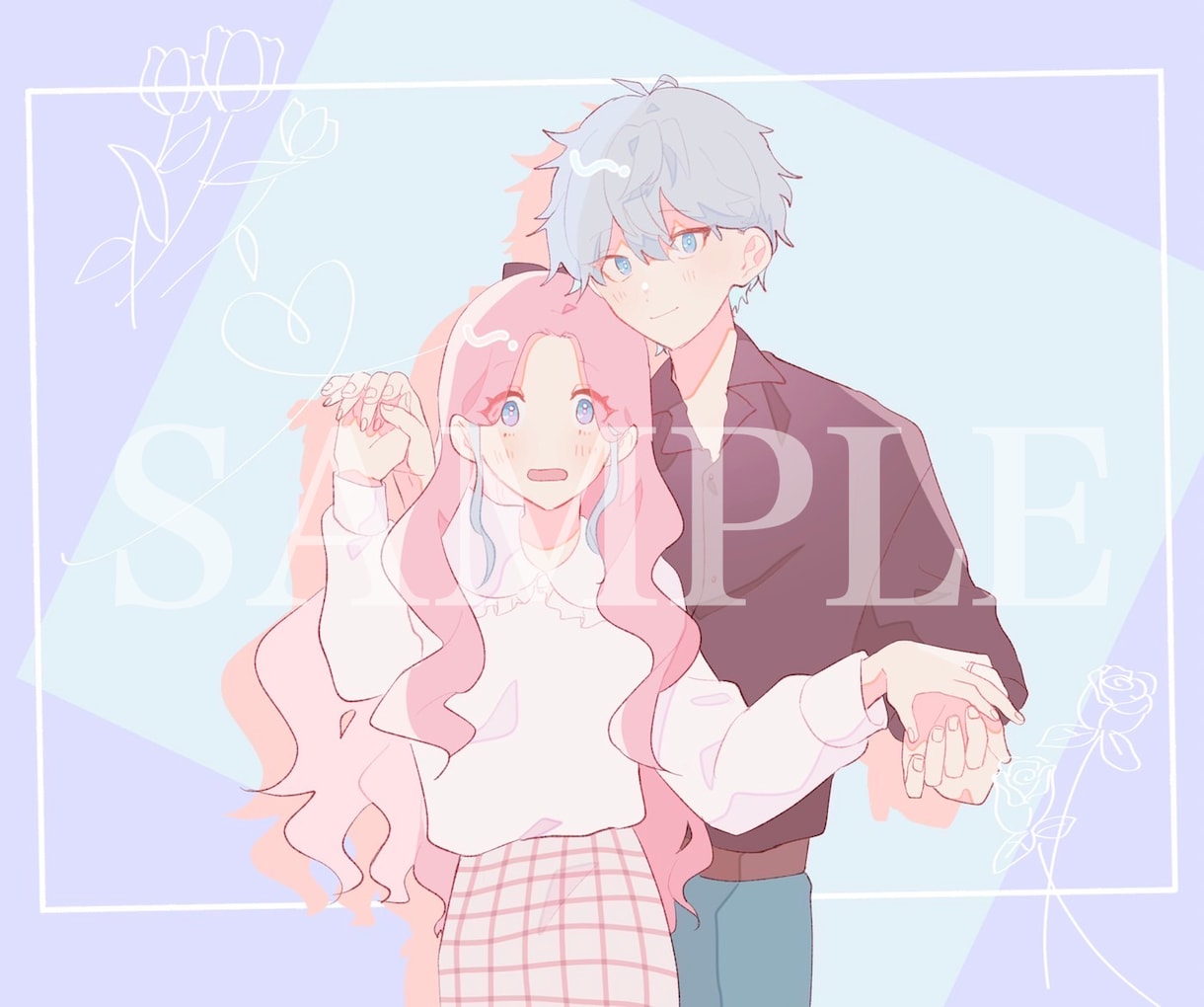 夢絵、オリキャラの1枚絵描きます 生き生きとしたキャラクターをお描きいたします！ イメージ4