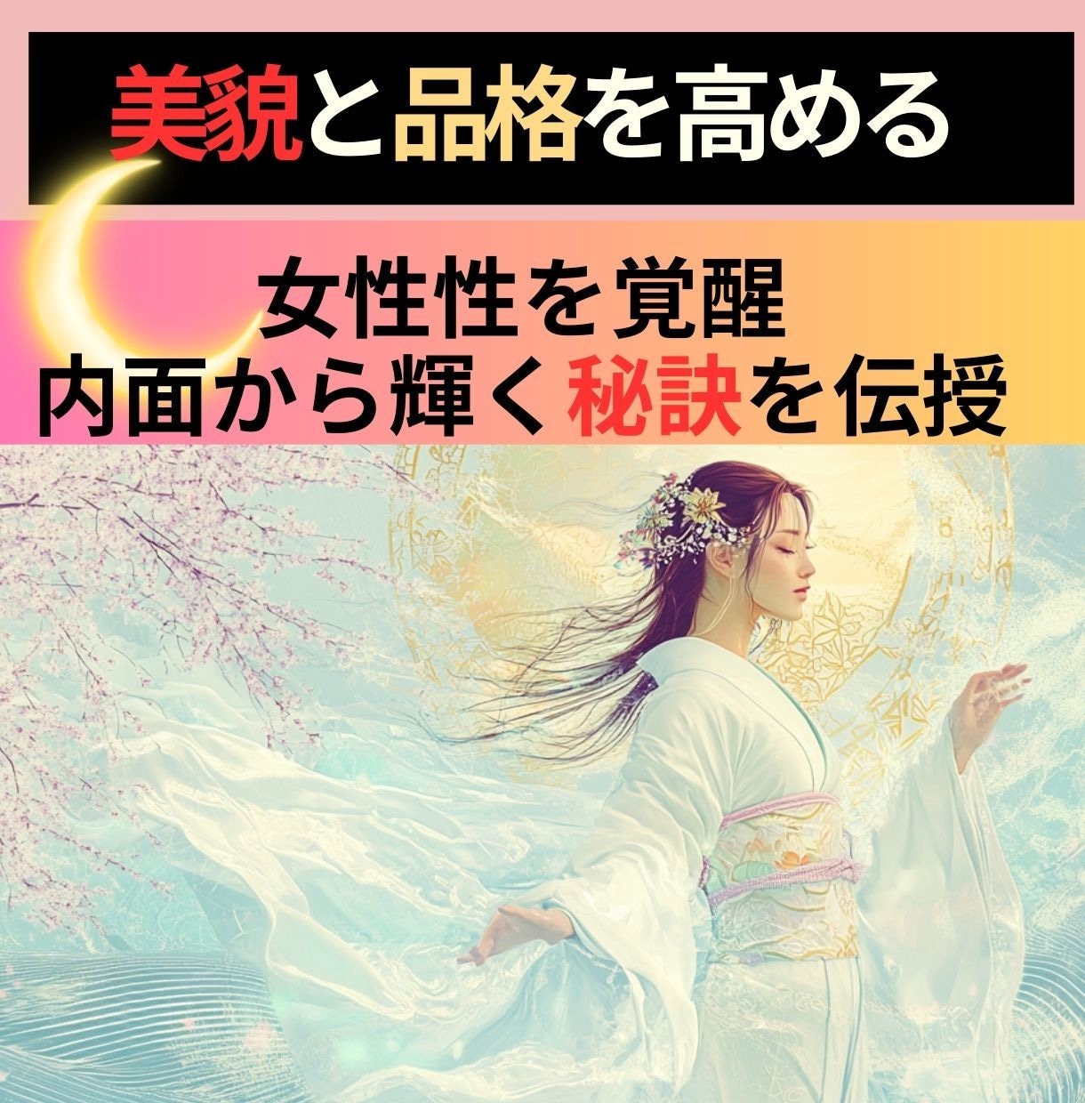 美貌と品格を高める女性性の覚醒を占います 女性性を覚醒し、内面から輝く秘訣を伝授 イメージ1