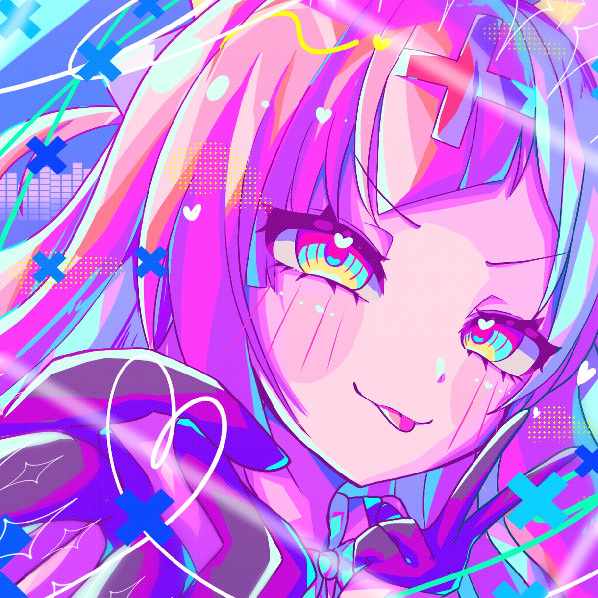ビビッドカラーでポップなイラスト制作致します SNSのアイコンや動画のサムネイルなどにどうぞ！ イメージ5