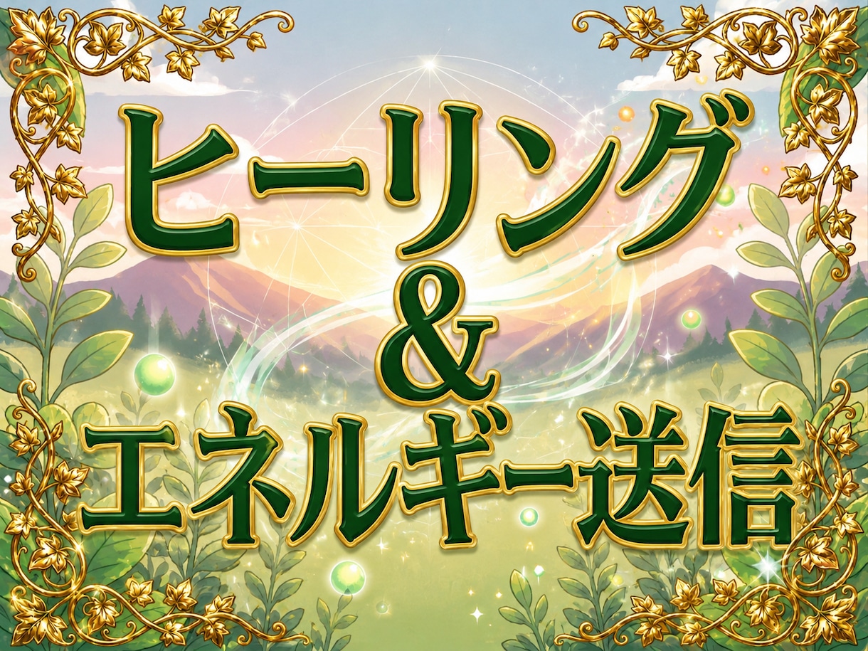 浄化ヒーリング＆栄養エネルギー送信いたします 日々のストレスや日常のメンテナンスにもご使用いただけます！ イメージ1
