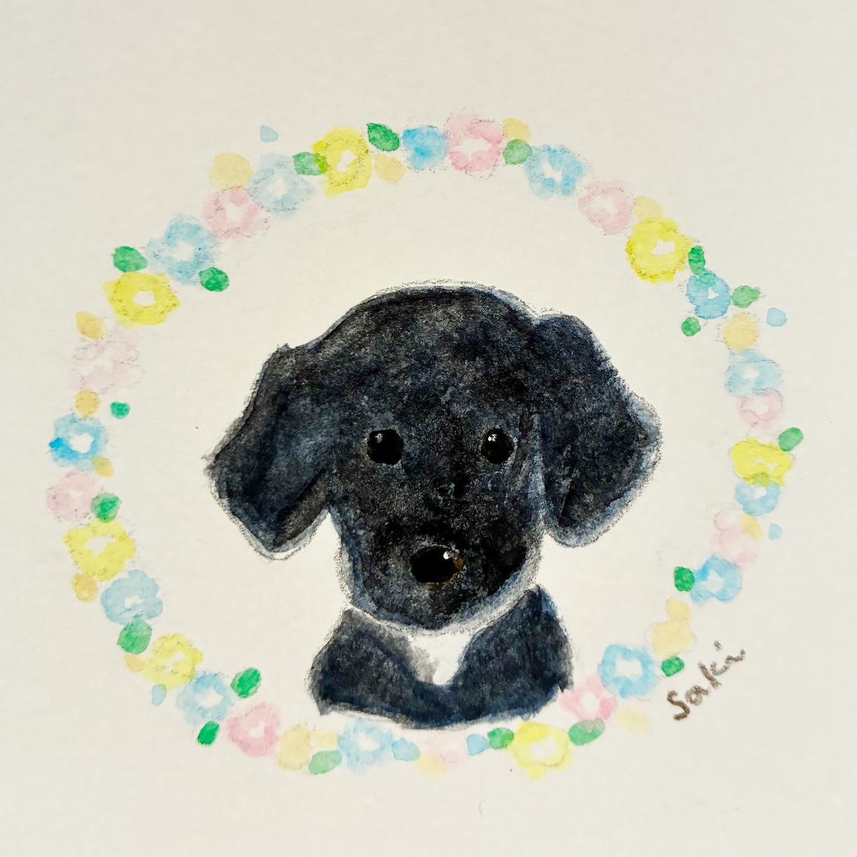 お写真から可愛いわんちゃん猫ちゃんイラスト描きます SNSアイコン・うちの子記念にいかがですか イメージ3