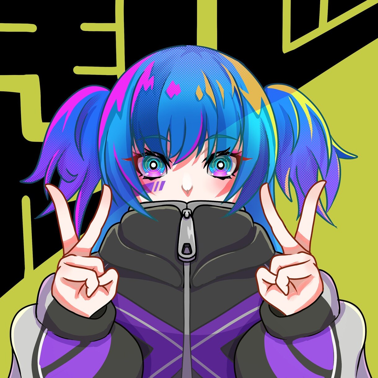 SNS用のアイコン描きます ポップでカラフルなアイコン作ります イメージ2