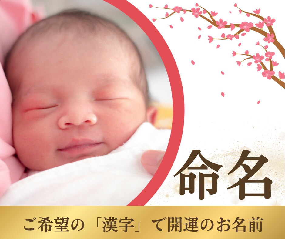 命名｜ご希望の「漢字」を活かしてお名前を考案します 陰陽五行説・気学・易経で整ったお名前を3日以内にご提案します イメージ1