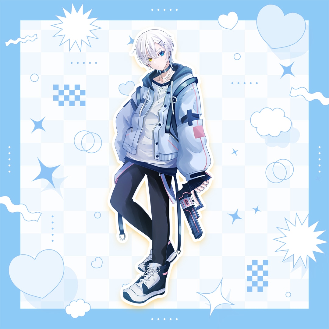 Vtuber・配信者・IRIAM立ち絵制作します カラフルPOPな絵柄ででサムネ映えする！目を引く立ち絵制作 イメージ5