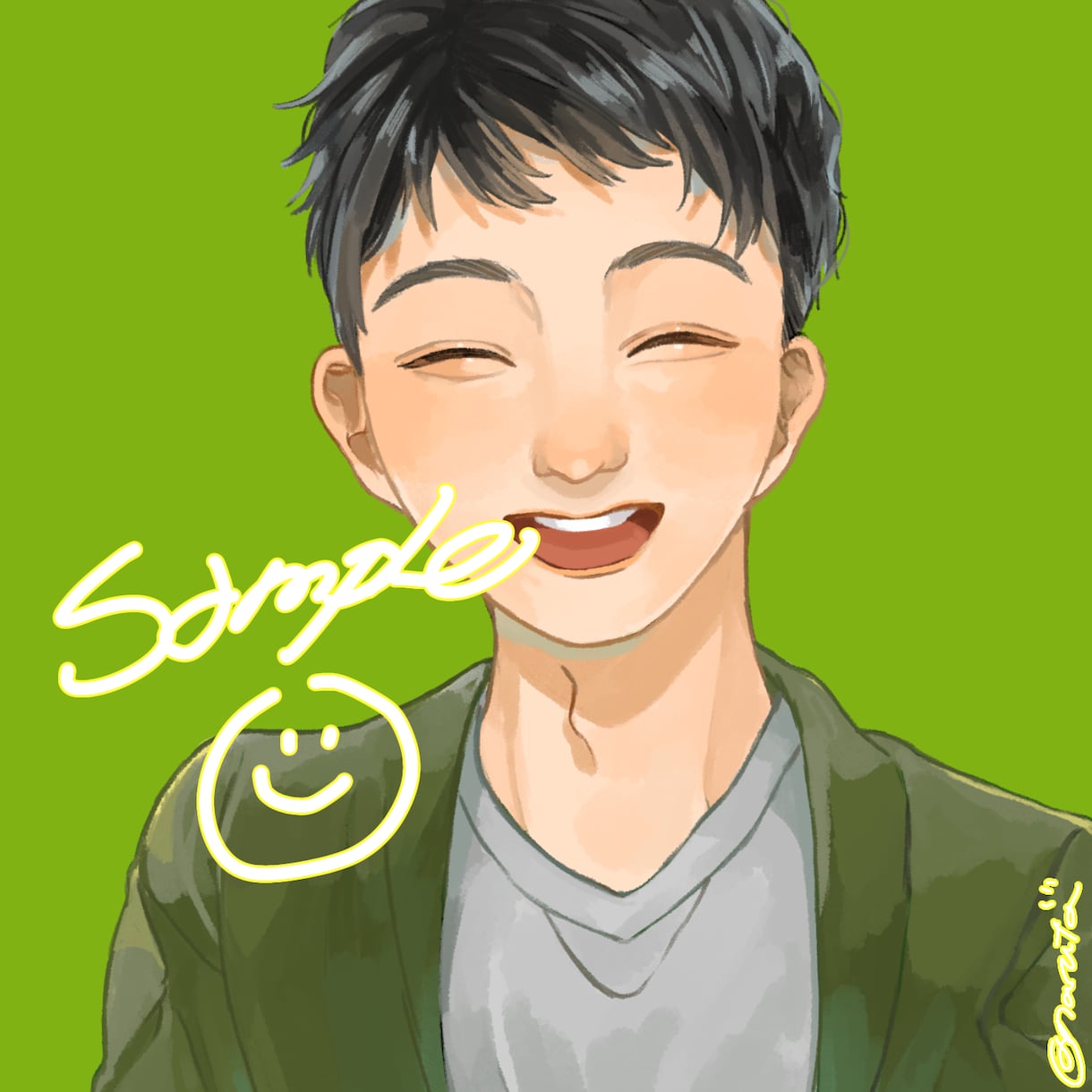 お手頃価格◎柔らかい雰囲気の厚塗りイラスト描きます SNSアイコンにおすすめです！版権◎創作◎似顔絵◎商用可◎ イメージ3