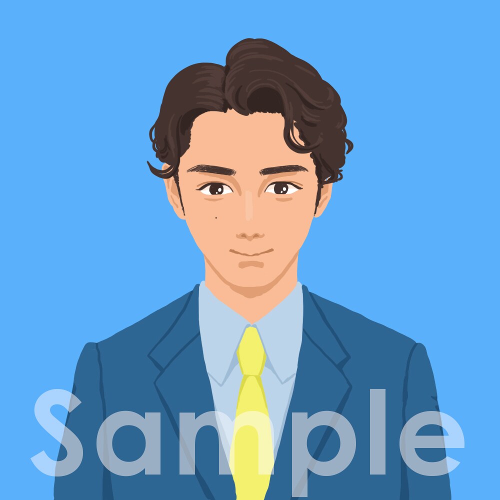 好印象♪おしゃれな似顔絵描きます ビジネス用、SNSアイコンやプレゼントにもおすすめ！ イメージ5