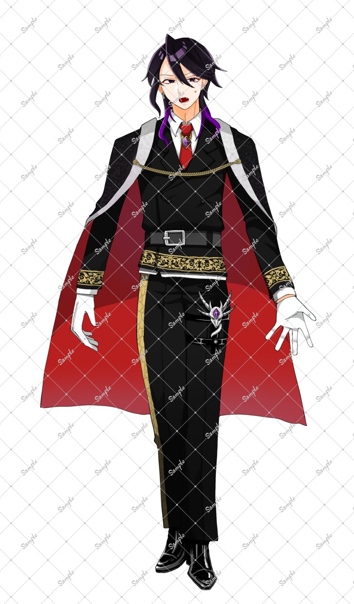 男性キャラクター【表情差分5種類】立ち絵販売します 商用可・男性キャラクターの立ち絵販売します【表情差分5種類】 イメージ6