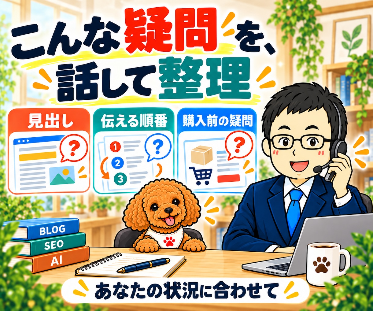 LP添削・商品説明の改善を電話で提案します ランディングページの見出し・構成・購入導線を整理 イメージ2