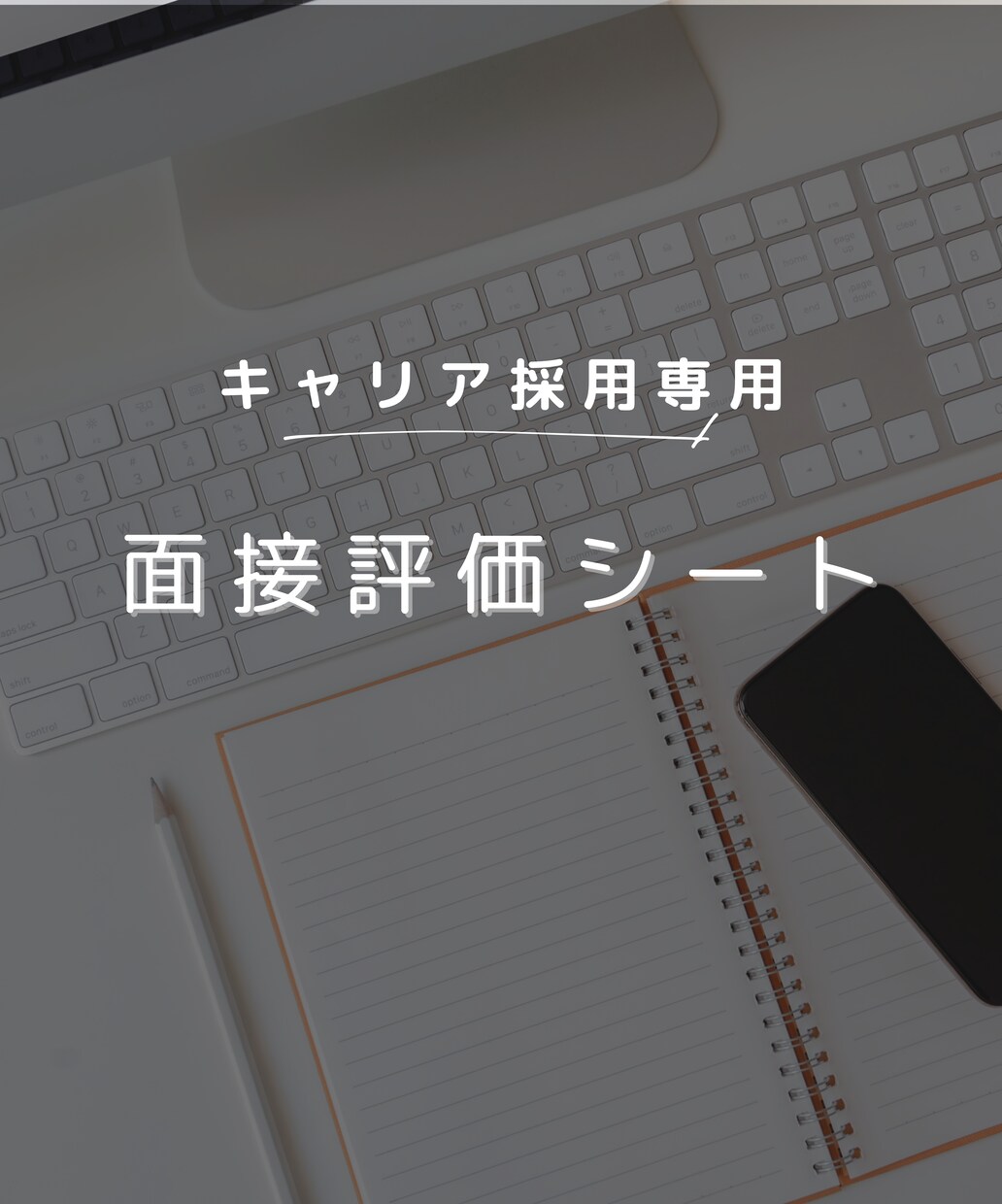 キャリア採用に特化した面接評価シートを提供します 採用成功率を高める、使いやすい評価シートをお届けします イメージ1