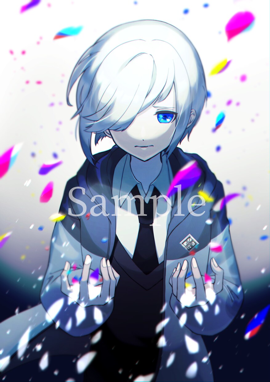 アイコンや一枚絵等各種イラストを丁寧に作成します 色鮮やかでキラキラとしたイラストを丁寧に制作します！ イメージ6