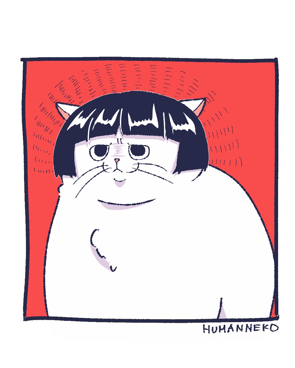 あなたの猫ちゃんを可愛くキャラクター化します 手書き風のタッチで、パッと目を引くイラスト！ イメージ9