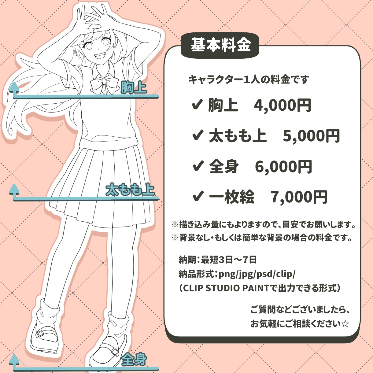 ラフ、下書きなどから線画を描きます アナログイラストをデジタル化したい方にもオススメ！ イメージ3