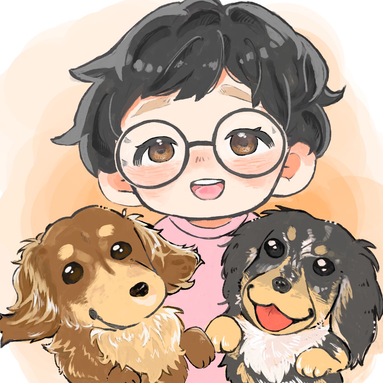 特徴を捉えた可愛くキレイな似顔絵を描きます 最短3日！記念日や友達家族へのプレゼントにオススメ♬.*ﾟ イメージ4