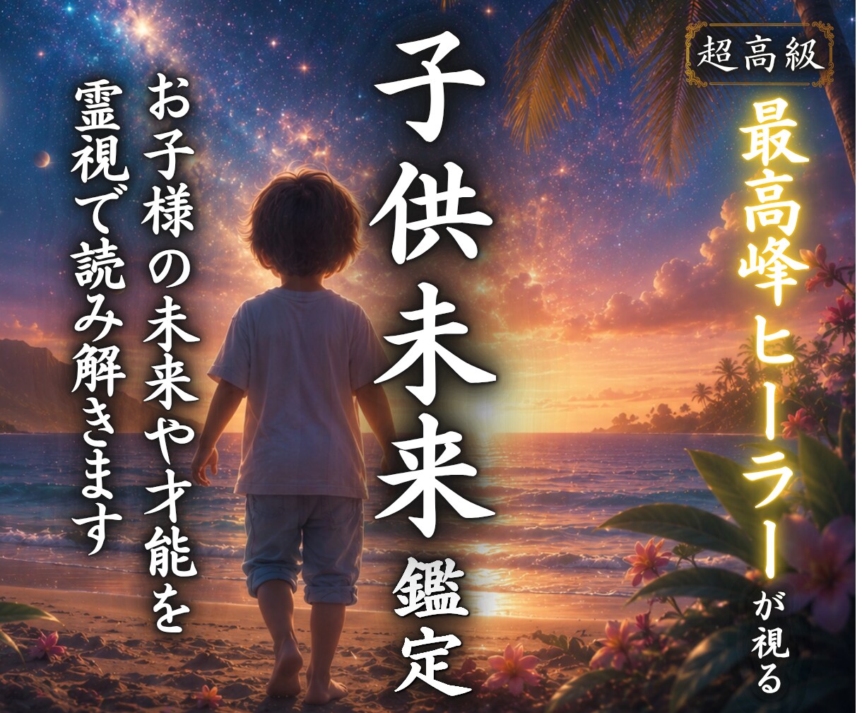 お子様の魂が歩む未来を霊視で読み解きます 才能・適性・人生の流れ、心と身体のバランスまで鑑定いたします イメージ1