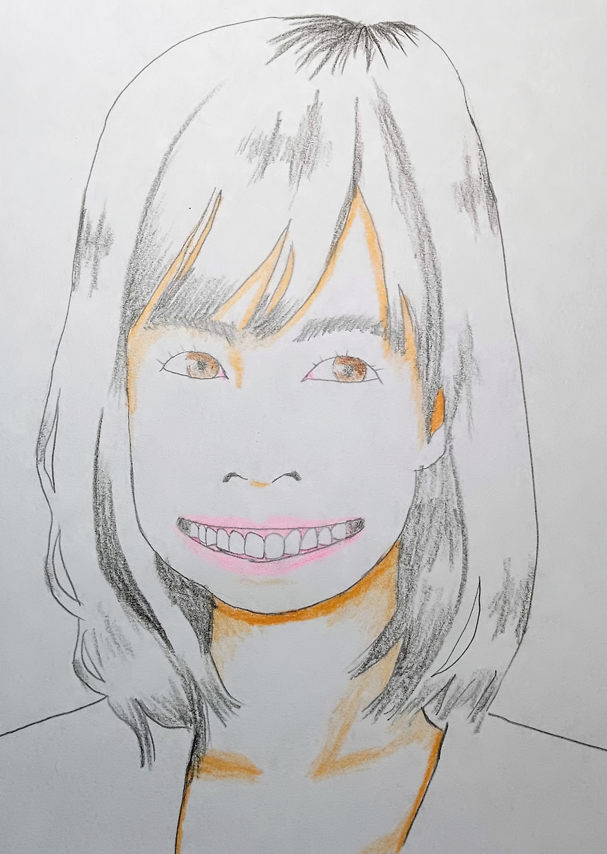 似顔絵描きます 主にシャーペンと色鉛筆を使って描きます イメージ1