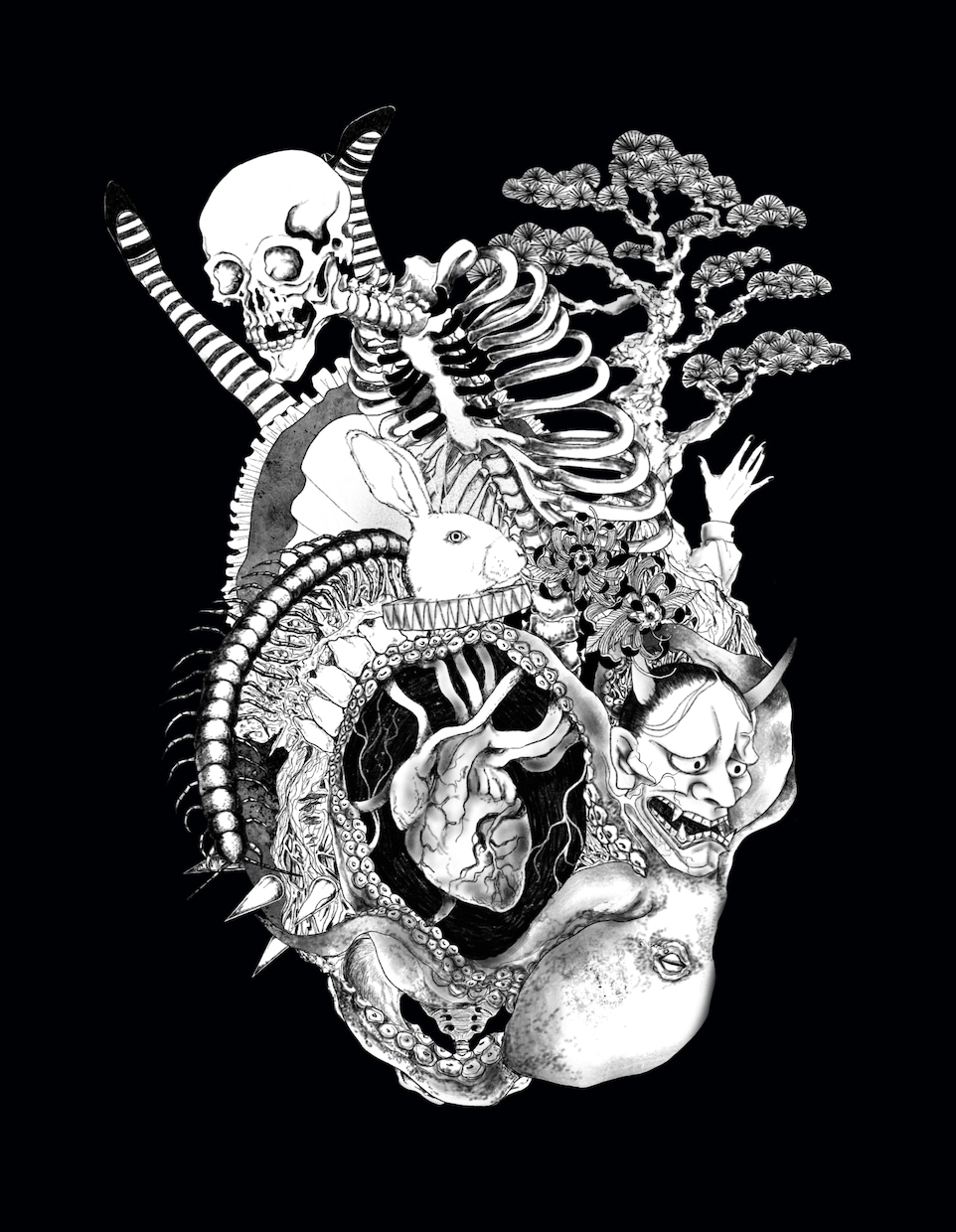 ダークで繊細な唯一無二な世界観のイラスト制作します 挿絵、MV等印象的なイラストは必要な方へおすすめです イメージ1