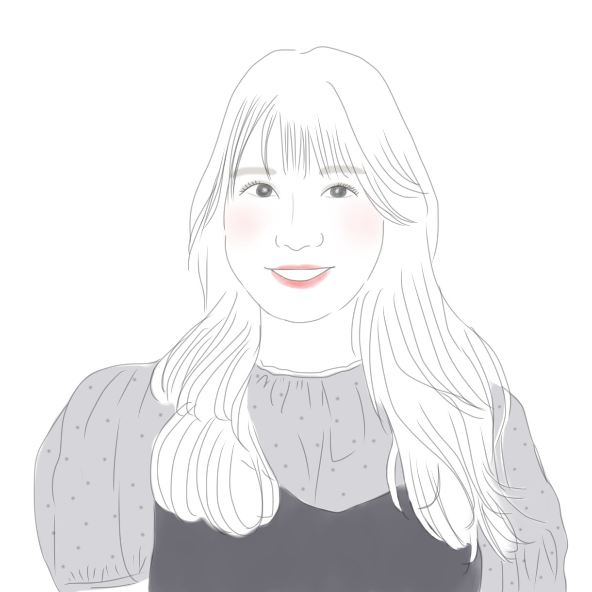 お気に入りの写真をイラストにします 全て指描き！指描きならではのイラストを2児のママが制作！ イメージ7
