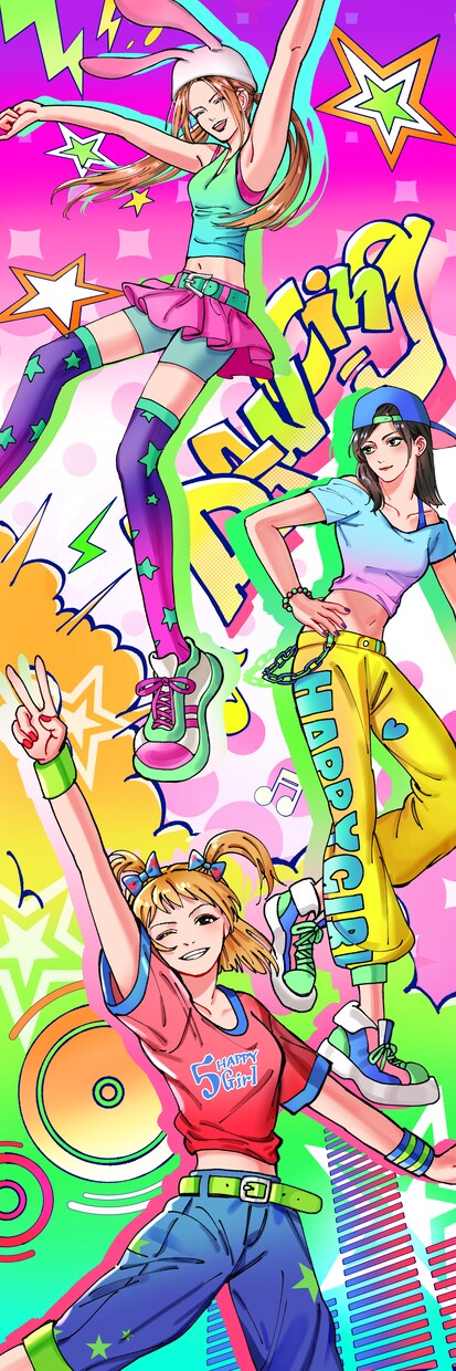 女の子のアイコンや立ち絵、イラスト制作します ポップ系やカッコイイ系の女の子を描けます！ イメージ3