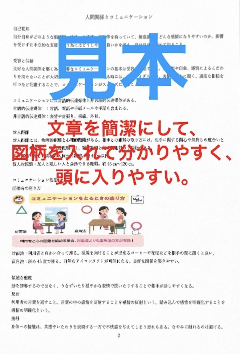 介護福祉士試験、要点を押さえて効率良く勉強出来ます 介護福祉士の試験　効率良く勉強して一発合格目指しましょう。 イメージ4